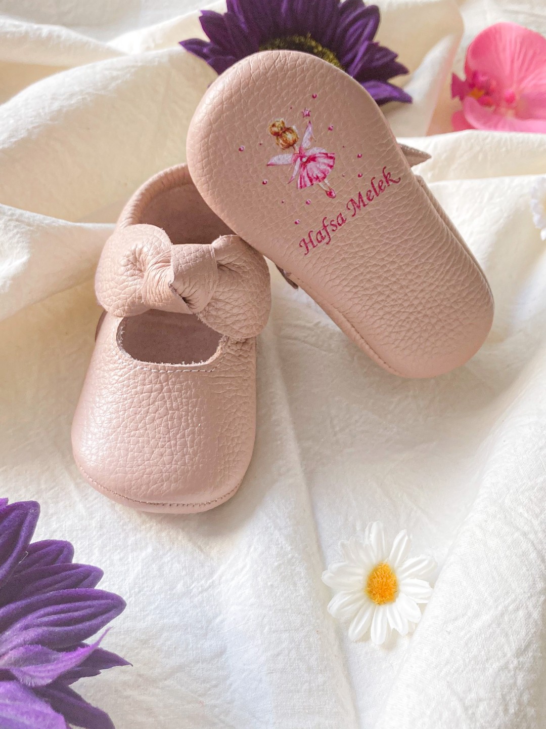 Pembe Luz İsimli Bebek Ayakkabısı