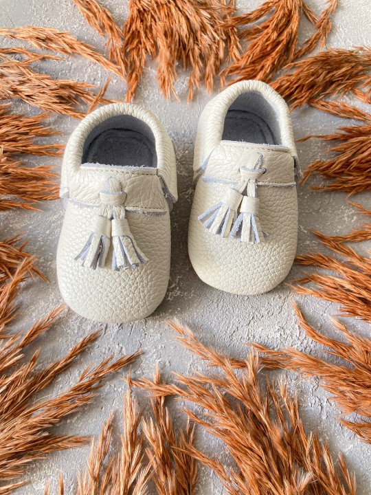 Kışlık Royal Beyaz Bebek İlk Adım Ayakkabısı