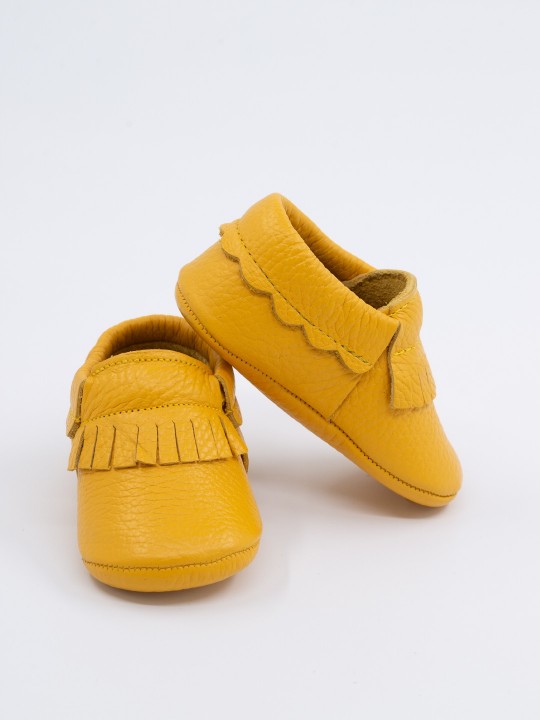 Dani Serisi Sarı Bebek Makosen Ayakkabı