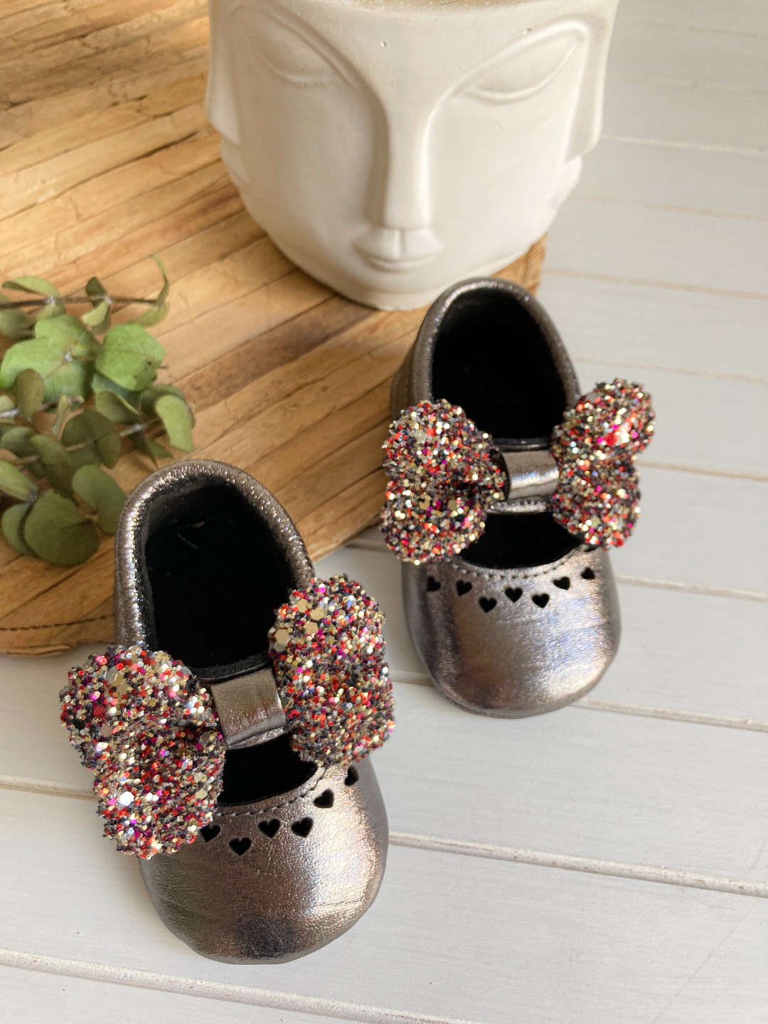 Shine Serisi Platin Bebek Makosen Ayakkabısı